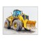 Stupell Industries Industrial Excavator Drawing Framed Giclee, design by Steve Hunziker